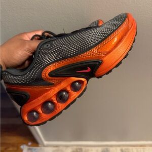 Nike Kids' Black and Orange Air Sneakers